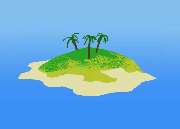 BuzzFeed un réseau social ? La première image évoque une île